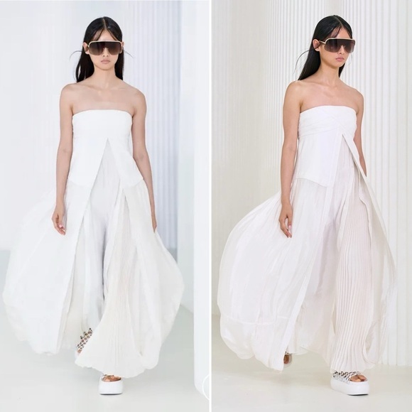 Jonathan Simkhai Ala Parachute‎ Dress - White Size 4 - Picture 1 of 15